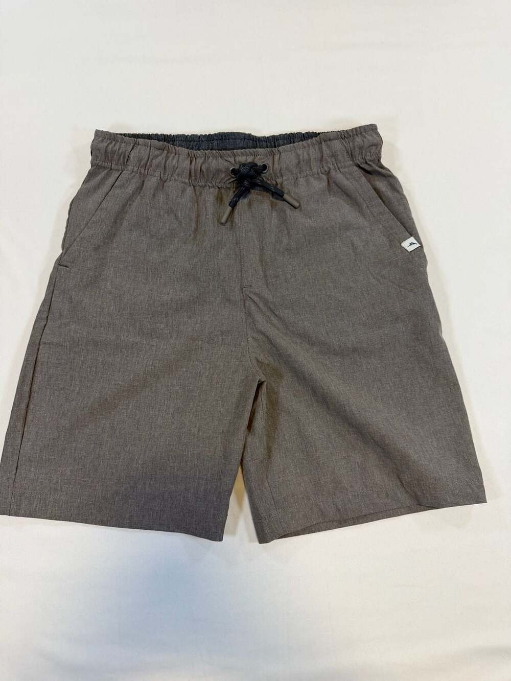 Tommy Bahama Active Boys Size 12 Gray Drawstring Athletic Shorts